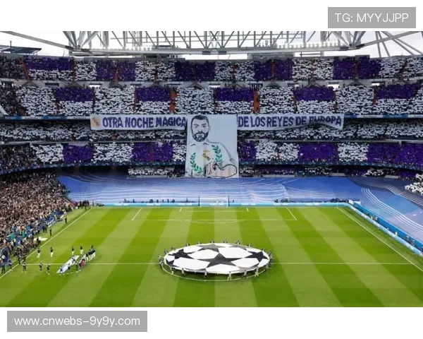 球迷看台TIFO致敬欧冠历史经典时刻,多语言标语显国际化